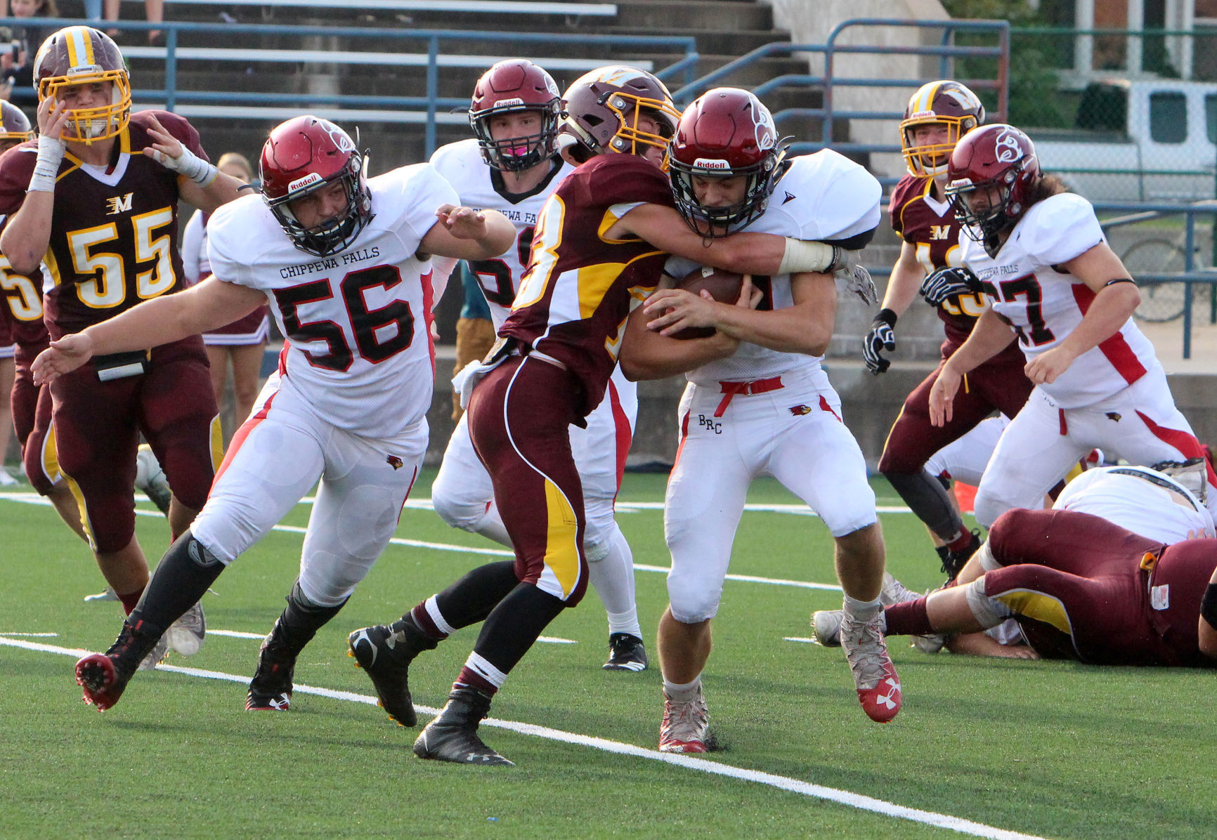 Chi-Hi football at Menomonie 8-31-18